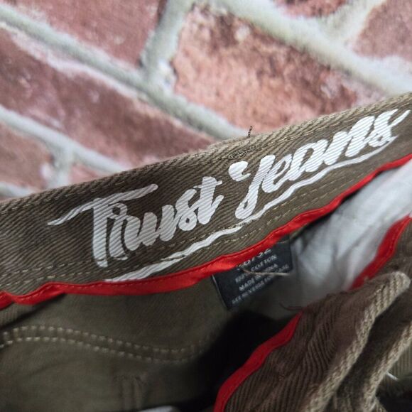 Trust Jeans Khaki Green Relaxed Fit Denim – Men’s 36x32 - Picture 5 of 7